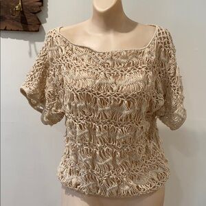 Handmade crocheted top S/M